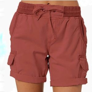 Shorts, cargo, elastic waist, NWT